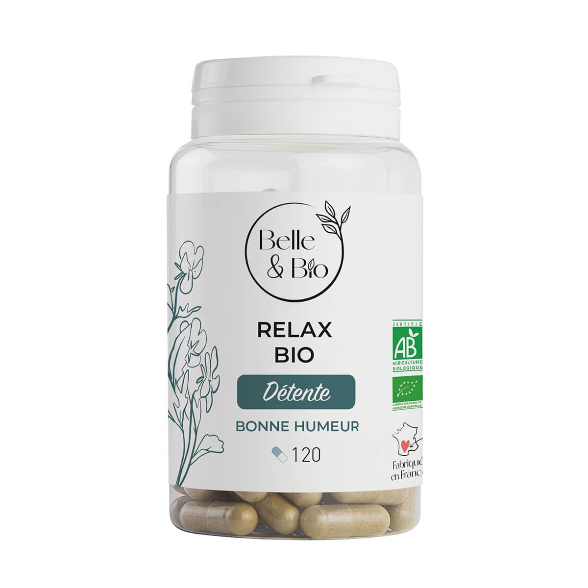 Complexe Détente & Sommeil – Aubépine, Valériane, Passiflore & Lavande Bio