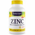 Zinc Bisglycinat Chelaté, 50mg – 120 Capsules, Végétarien, Sans Gluten, Sans Soja, Sans OGM