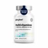 Multivitamines et Minéraux Hautement Dosés, Avec Zinc, Sélénium, Calcium, Biotine, Vitamines A, B1, B2, B3, B6, C, et D3, Immunité, Fatigue, Muscles, Os et Peau