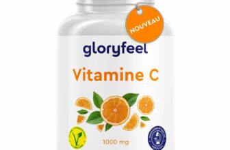 Vitamine C 1000mg, Antioxydant, Système Immunitaire, Peau, & Fatigue, 120 Comprimés, L Acide Ascorbique Pure