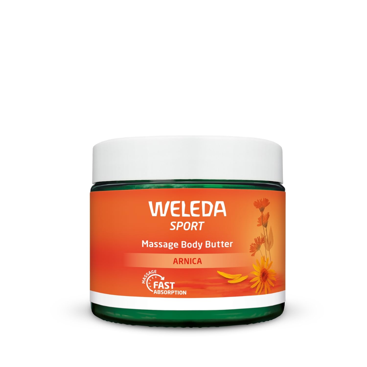 Baume de massage à l&rsquo;Arnica – Weleda – Massage Body Butter – 150 ml – Apaisement des inconforts musculaires