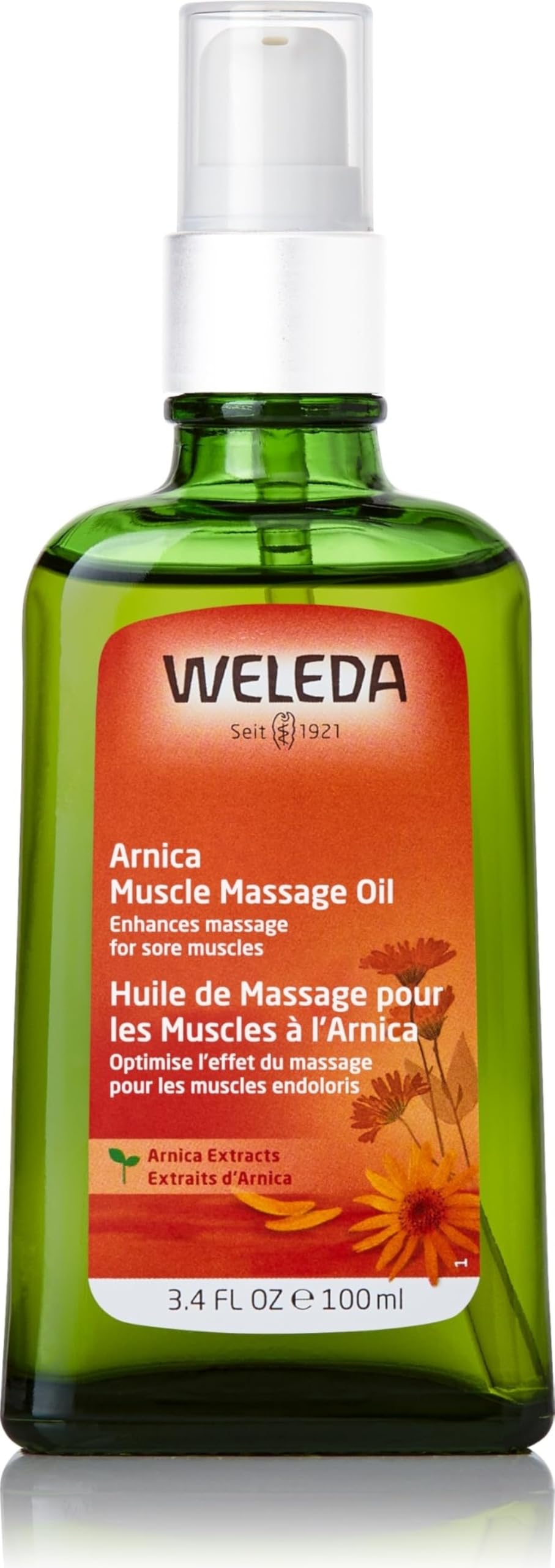 Huile de massage à l&rsquo;Arnica Montana Bio – Weleda – 100 ml – Préparation et récupération musculaires