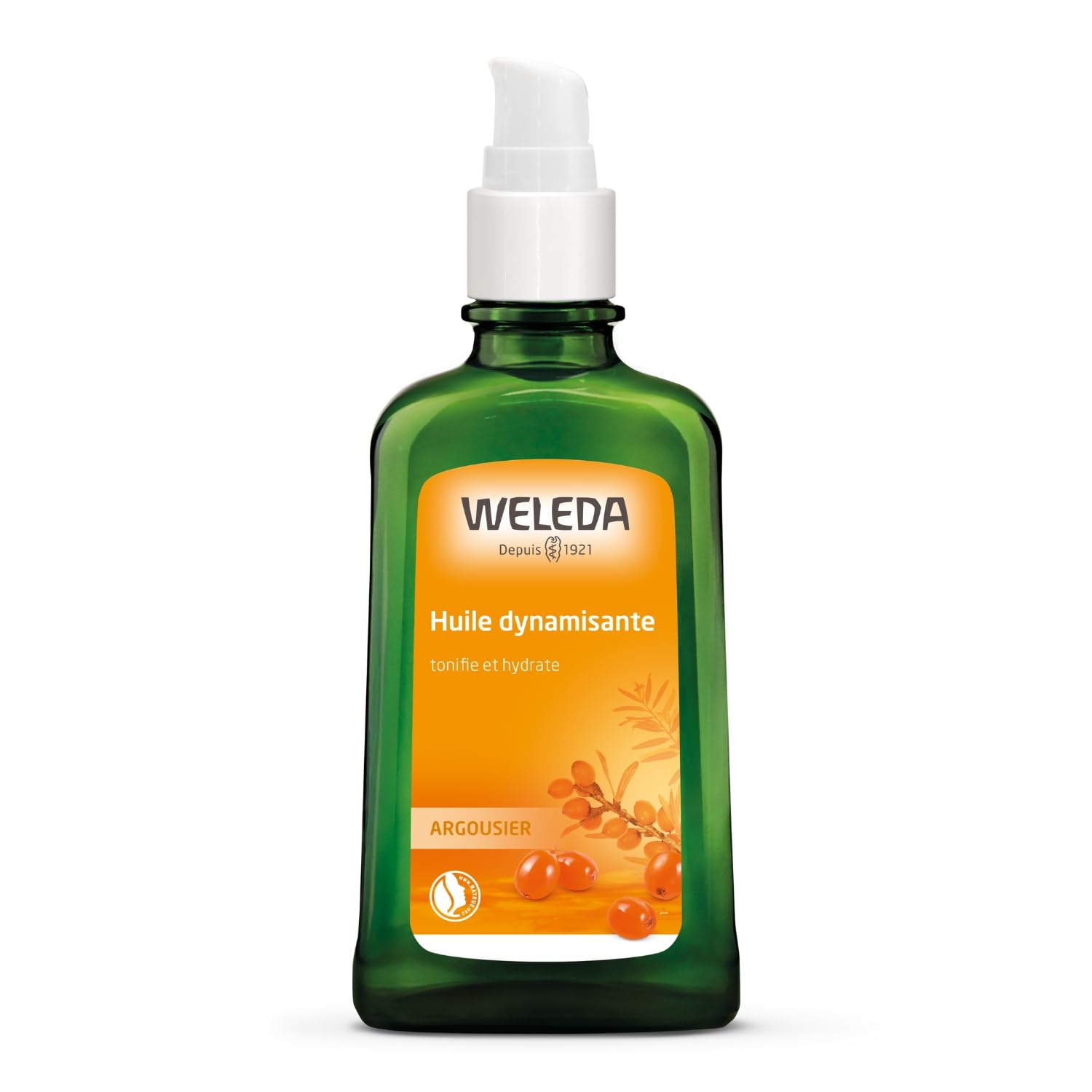 Huile dynamisante à l&rsquo;Argousier Bio – Weleda – 100 ml – Tonifie et hydrate les peaux fragilisées