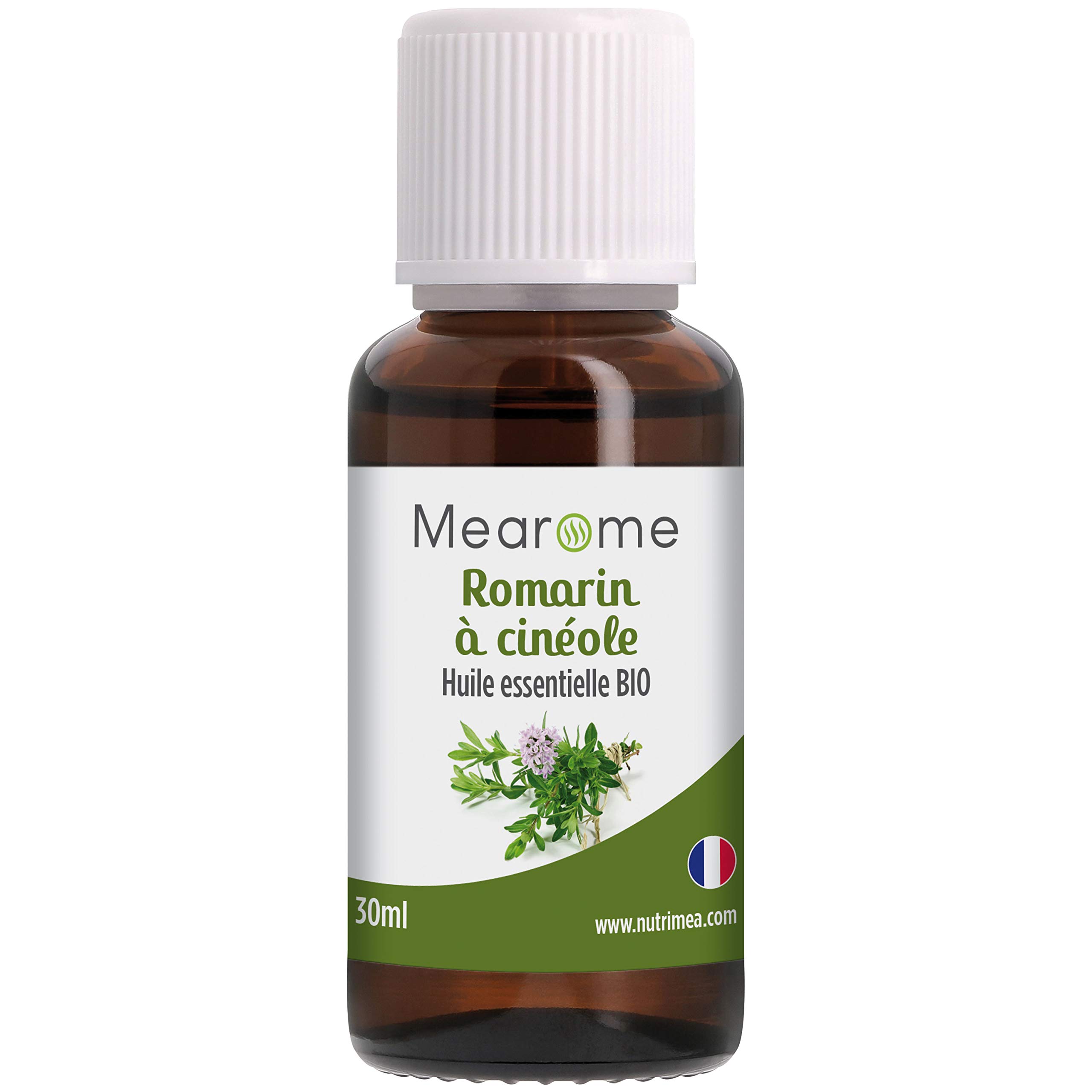 Huile essentielle de Romarin à cinéole Bio -Mearome – 30 ml
