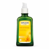 Huile de massage Calendula + Camomille Bio – Weleda – 100 ml – Peaux sensibles – Apaisante