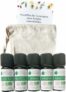Kit de base : Les 5 huiles essentielles indispensables BIO – Voshuiles.com – Ravintsara, Lavande Aspic, Tea Tree, Menthe Poivrée, Orange douce