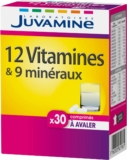 Complexe 21 Vitamines & Minéraux – Fer + Vitamines B + Magnésium – Juvamine – Réduction de la fatigue passagère