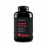 Levure de Riz Rouge, 2,9mg de Monacoline K, Enrichie en CoQ10 & Vitamine B3 | Sans Citrinine
