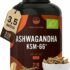 Ashwagandha KSM-66 Weightworld – 1500mg/Comprimé – 180 Comprimés – 5% Withanolides – Poudre Ratio 12:1 (Ginseng Indien Withania Somnifera)