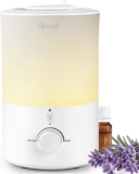 Humidificateur d&rsquo;Air Chambre et Diffuseur d&rsquo;huiles essentielles, 3L, 25h d&rsquo;Autonomie,