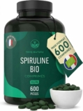 Spiruline Bio – True nature – 600 Comprimés – 4000mg – 19% Phycocyanine, Séchée à Froid