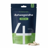 Complexe Ashwagandha KSM-66 250mg + Vitamine B5 + Vitamine B6 – 4 – Réduction de la fatigue, Extrait de Racine 5% Withanolides