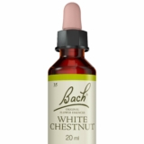 Fleur de Bach White Chestnut n°35 – Bach – 20 ml – Apaiser les pensées répétitives, le moulin mental, apporte la clarté d’esprit