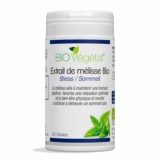 Extrait de Mélisse Bio – Bio végétal – Relaxation, Sommeil, Digestion – 60 Gélules
