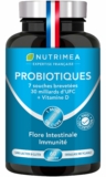 Complexe Probiotiques 30 à 60 Milliards d&rsquo;UFC + Vitamine D – Laboratoires nutrimea – Aide la digestion et la flore Intestinale