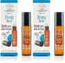 Lot de 2 Rolls On Huiles Essentielles et Fleurs De Bach Stress Adulte Bio – Elixirs & Co – Sérénité, Effet Apaisant, Relaxation, Endormissement